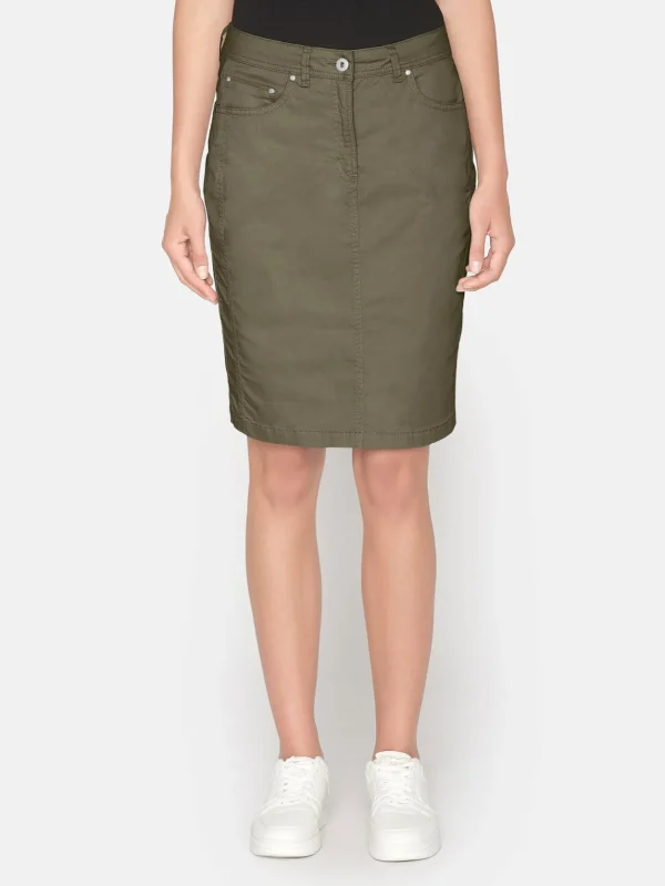 Brandtex Kjoler & Nederdele<Nederdel - Dusky Green
