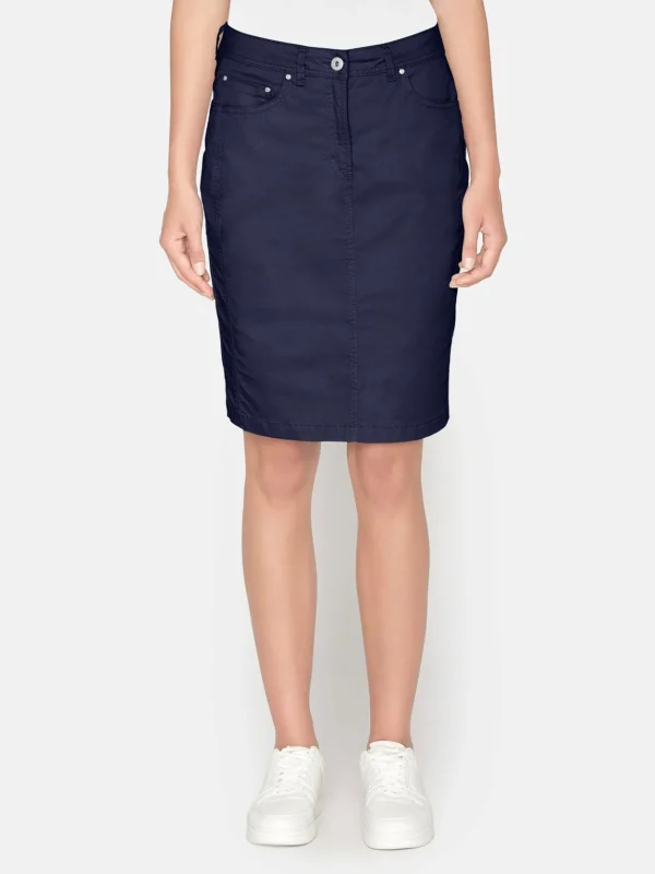 Brandtex Kjoler & Nederdele<Nederdel - Navy Blue