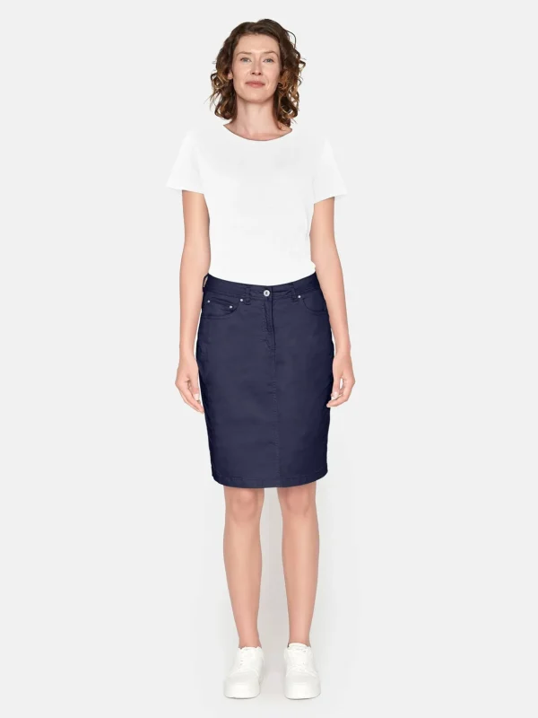 Brandtex Kjoler & Nederdele<Nederdel - Navy Blue