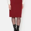 Brandtex Kjoler & Nederdele<Nederdel - Vine Red Melange