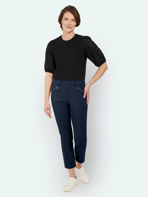 Brandtex Bukser & Jeans<7/8 Pants - Midnight Blue