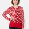 Brandtex Pullovers<Pullover - Berry Red