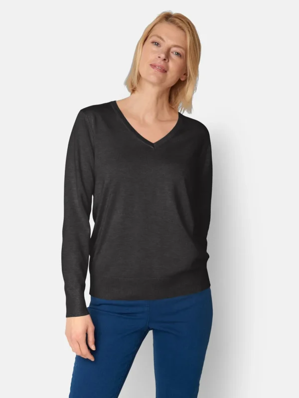 Brandtex Pullovers<Pullover Med V-hals -