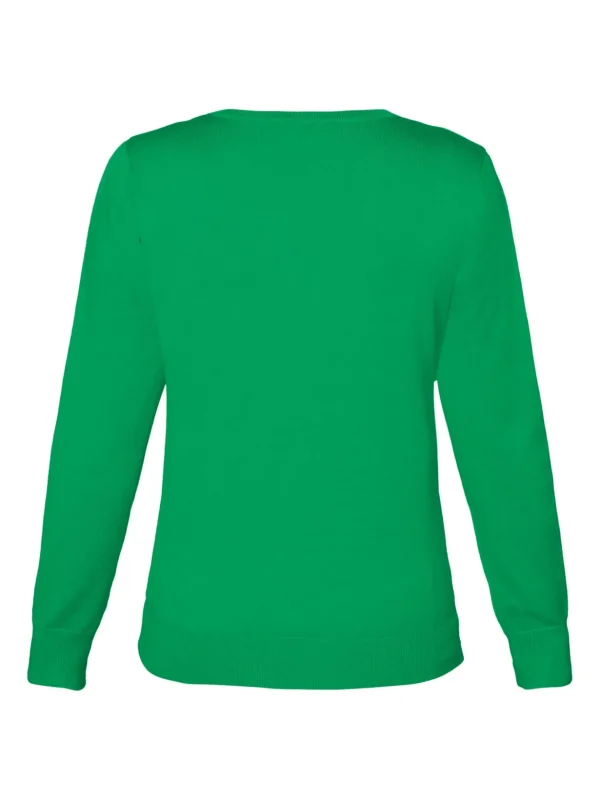 Brandtex Pullovers<Pullover Med V-hals - Bright Green