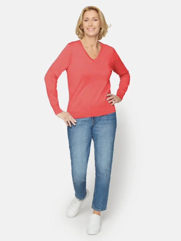 Brandtex Pullovers<Pullover Med V-hals -