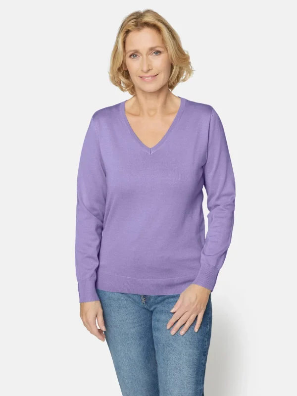 Brandtex Pullovers<Pullover Med V-hals -