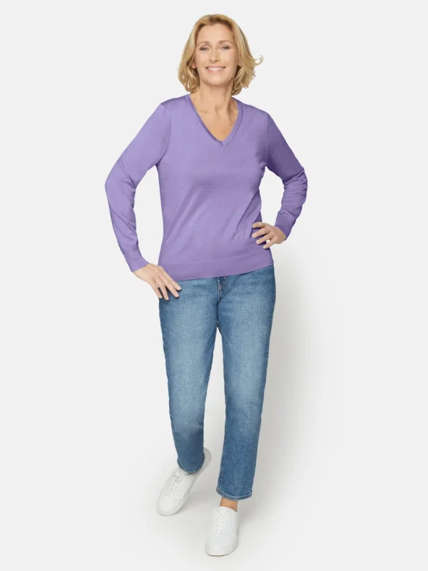 Brandtex Pullovers<Pullover Med V-hals -