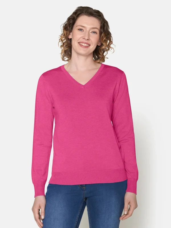 Brandtex Pullovers<Pullover Med V-hals -