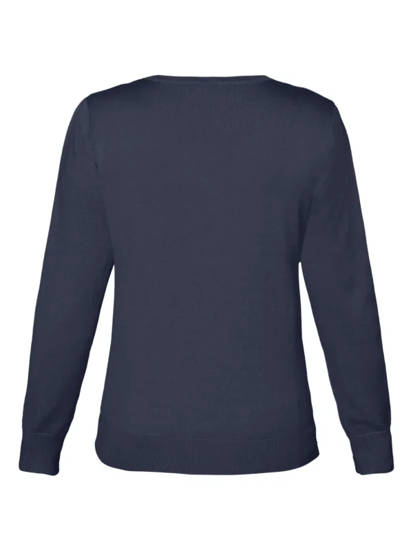 Brandtex Pullovers<Pullover Med V-hals - Midnight Blue