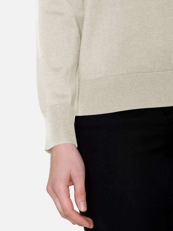 Brandtex Pullovers<Pullover Med V-hals - Rainy Day Melange