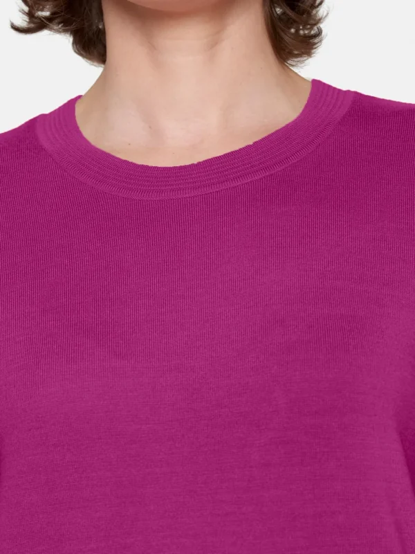Brandtex Pullovers<Pullover O-hals - Fuchsia Pink