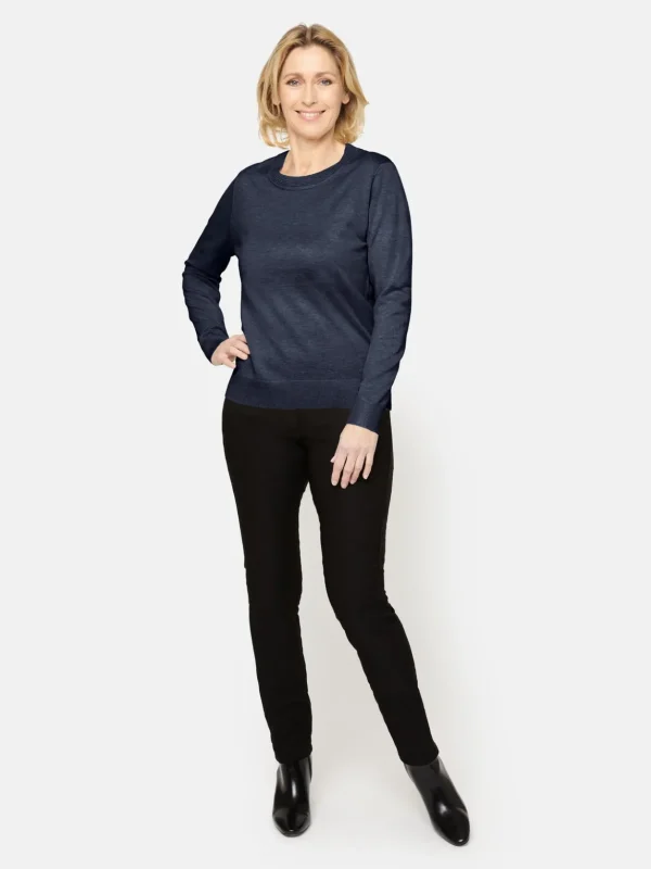 Brandtex Pullovers<Pullover O-hals - Midnight Blue