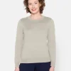 Brandtex Pullovers<Pullover O-hals - Rainy Day Melange