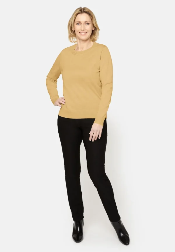 Brandtex Pullovers<Pullover O-hals - Sahara Sun