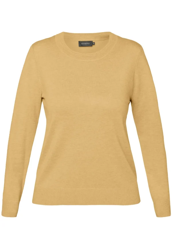 Brandtex Pullovers<Pullover O-hals - Sahara Sun