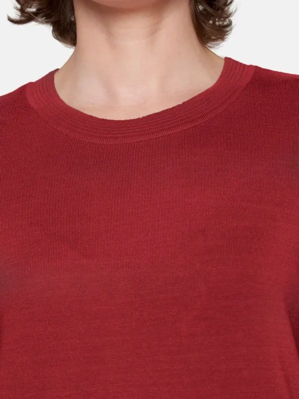 Brandtex Pullovers<Pullover O-hals - Vine Red