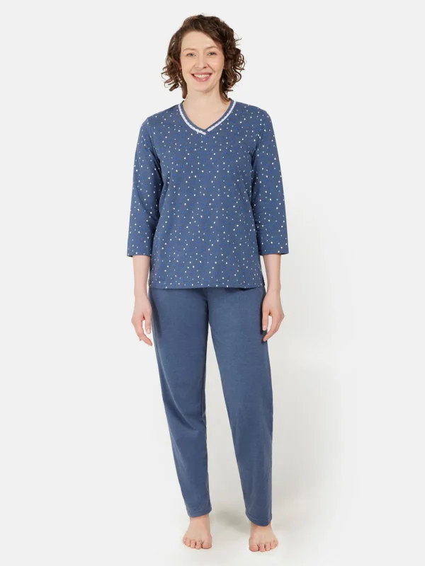 Brandtex Homewear<Pyjamas - Cornflower Blue