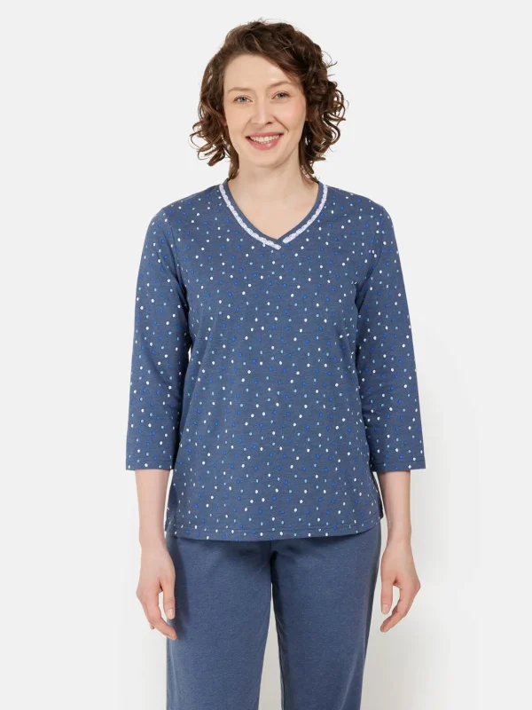 Brandtex Homewear<Pyjamas - Cornflower Blue