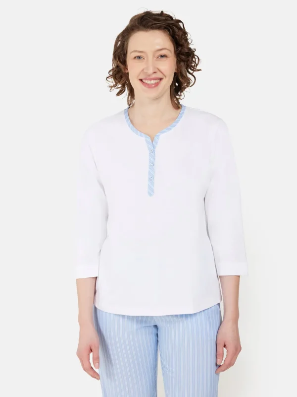 Brandtex Homewear<Pyjamas - Cornflower Blue
