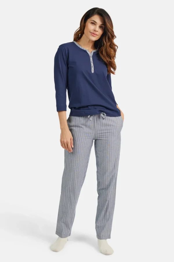 Brandtex Homewear<Pyjamas - Navy Blue