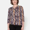 Brandtex Bluser & T-shirts<3/4 ærmet Bluse - Thrush Brown