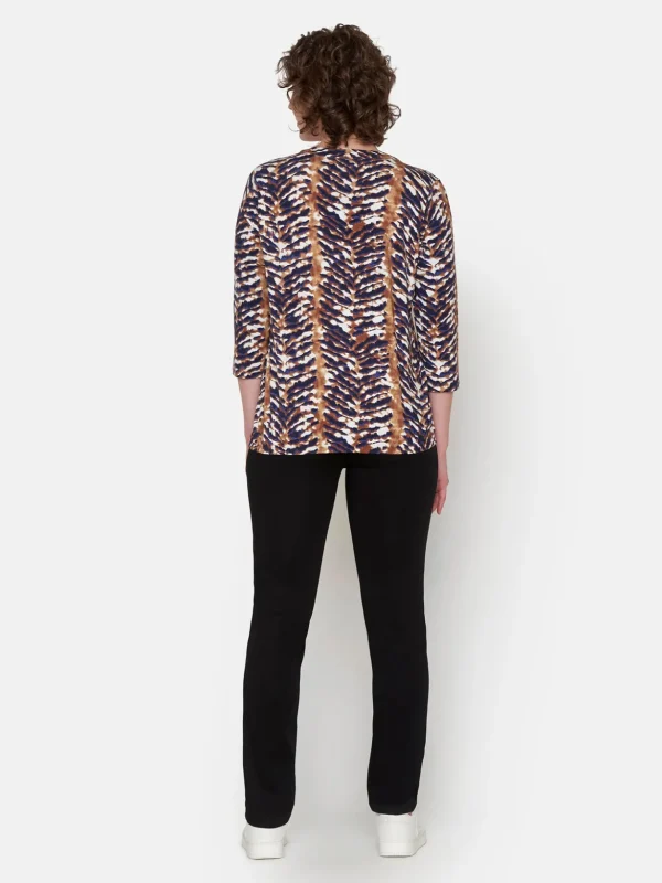 Brandtex Bluser & T-shirts<3/4 ærmet Bluse - Thrush Brown