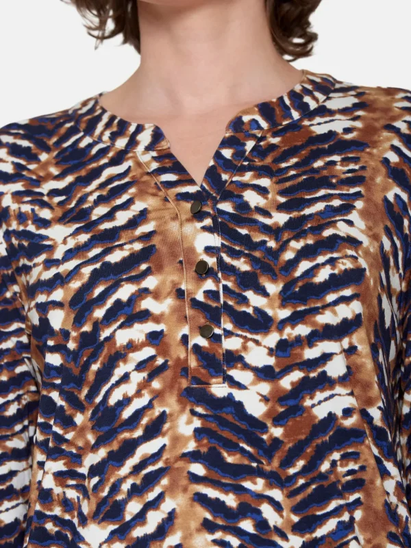 Brandtex Bluser & T-shirts<3/4 ærmet Bluse - Thrush Brown
