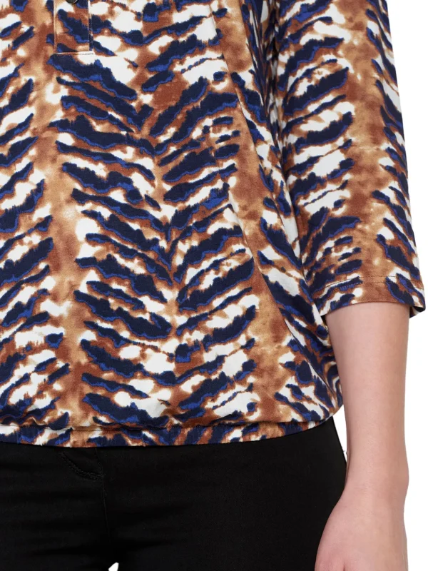 Brandtex Bluser & T-shirts<3/4 ærmet Bluse - Thrush Brown