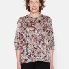 Brandtex Bluser & T-shirts<3/4 ærmet Bluse - Vine Red