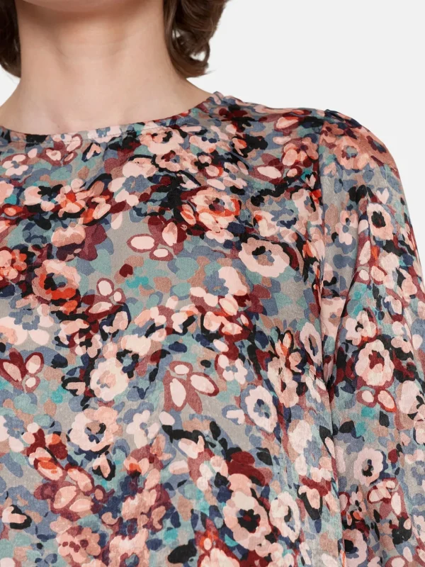 Brandtex Bluser & T-shirts<3/4 ærmet Bluse - Vine Red