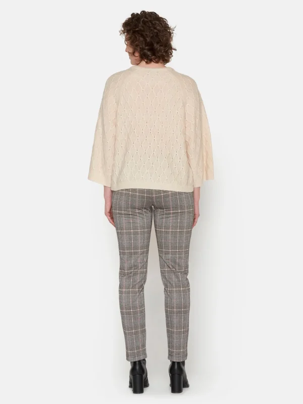 Brandtex Pullovers<3/4 ærmet Pullover - Rainy Day Melange