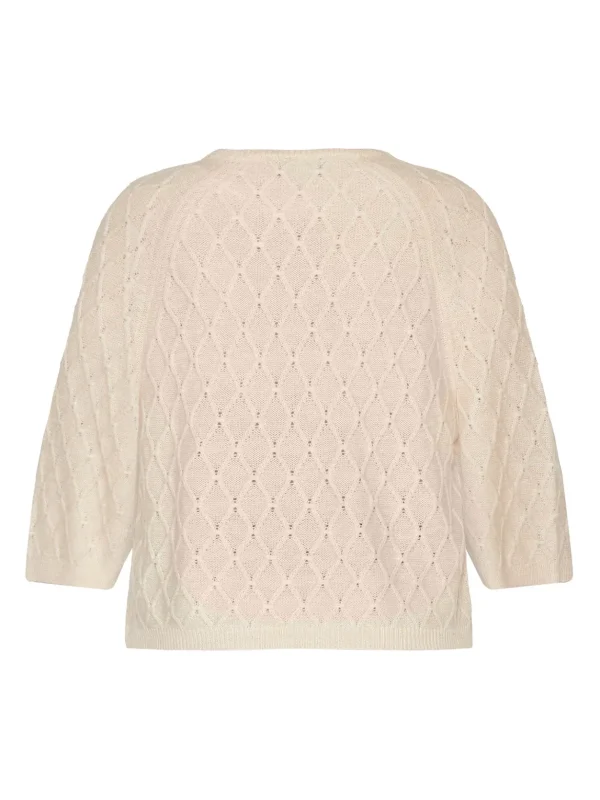 Brandtex Pullovers<3/4 ærmet Pullover - Rainy Day Melange