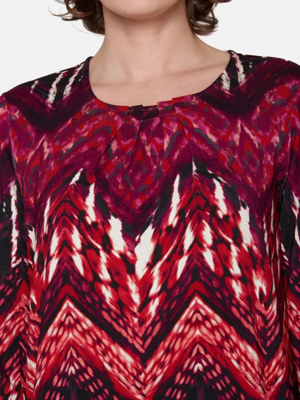 Brandtex Bluser & T-shirts<3/4 ærmet T-shirt - Fuchsia Pink