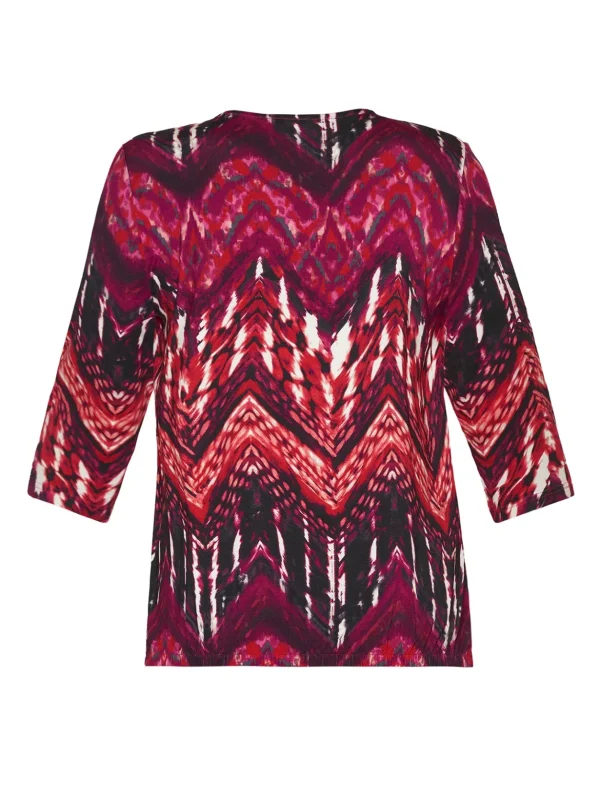 Brandtex Bluser & T-shirts<3/4 ærmet T-shirt - Fuchsia Pink