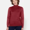 Brandtex Pullovers<Rullekrave Pullover - Vine Red