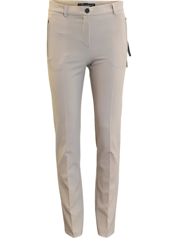 Brandtex Bukser & Jeans<Sara Bukser Med Lynlåslomme - Sand mel.