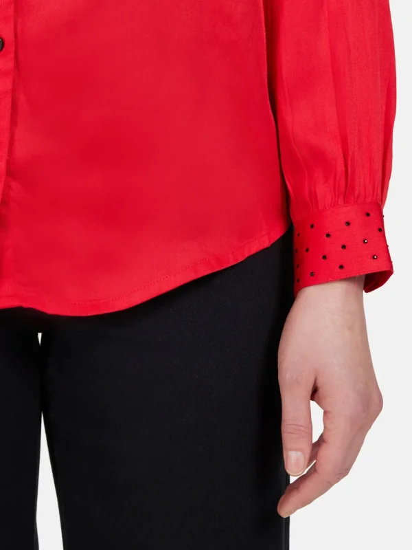 Brandtex Skjorter<Skjorte - Berry Red