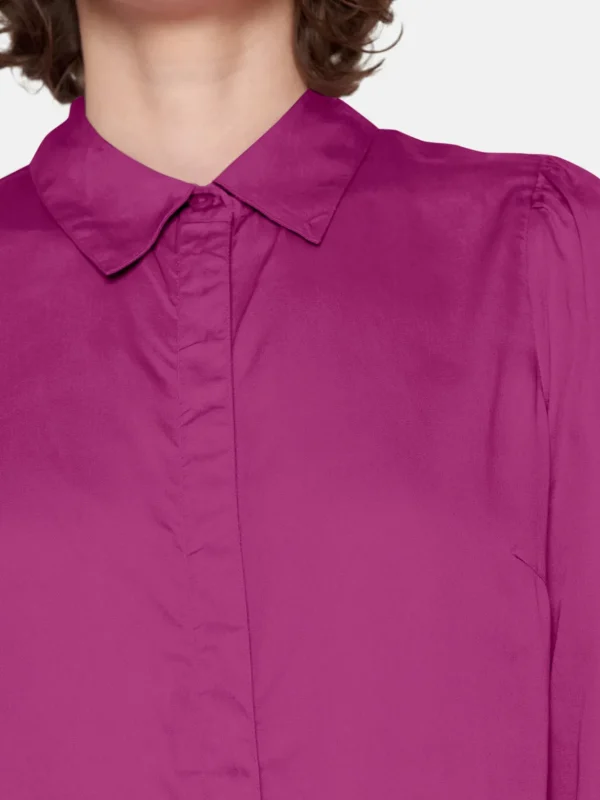 Brandtex Skjorter<Skjorte - Fuchsia Pink