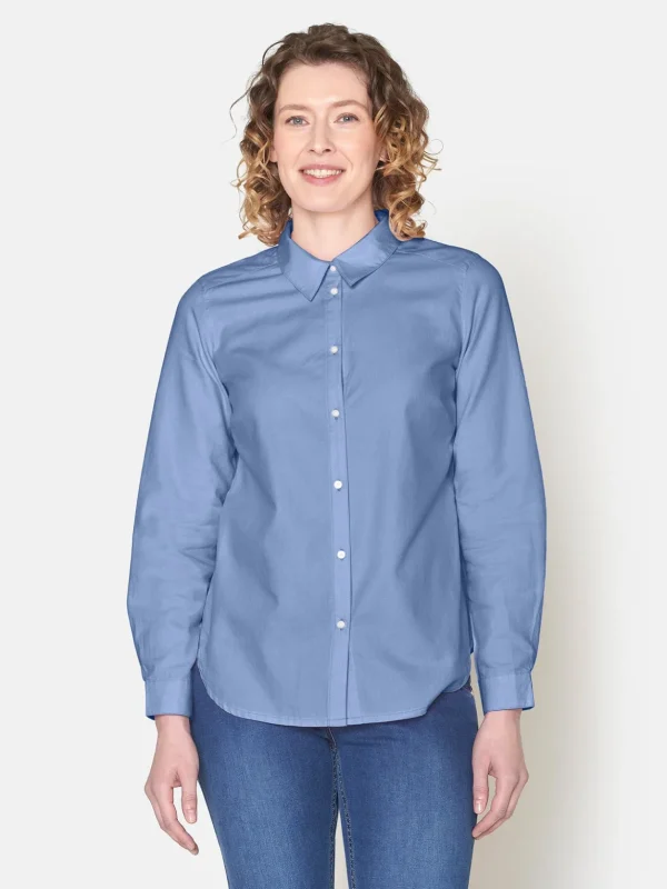 Brandtex Skjorter<Skjorte - Serenity Blue