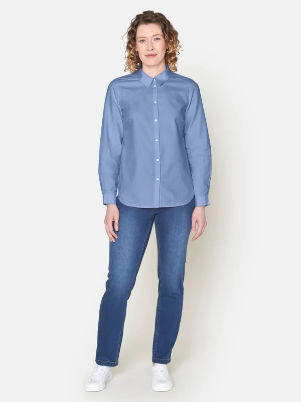 Brandtex Skjorter<Skjorte - Serenity Blue