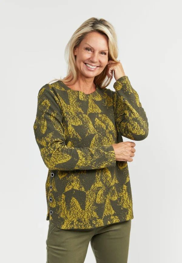 Brandtex Homewear<Sweatshirt - Grape Leaf