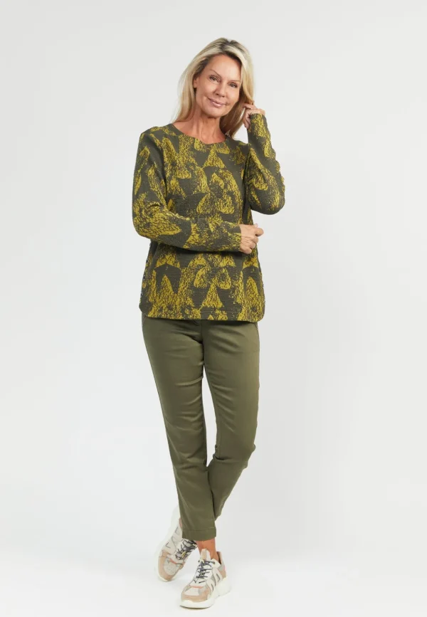 Brandtex Homewear<Sweatshirt - Grape Leaf