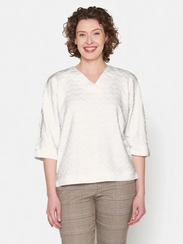 Brandtex Homewear<Sweatshirt - Off White
