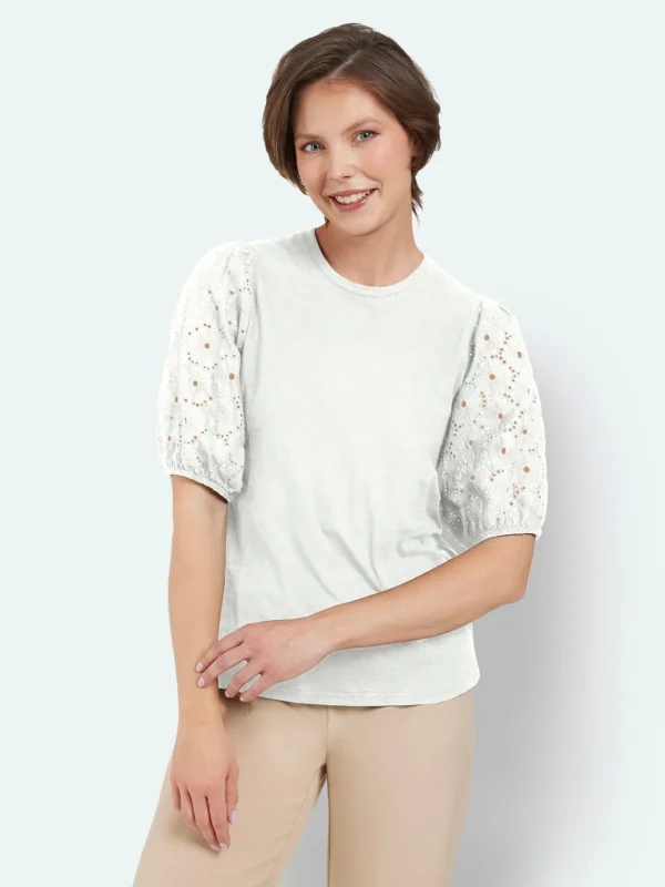 Brandtex Bluser & T-shirts<T-shirt - Off White