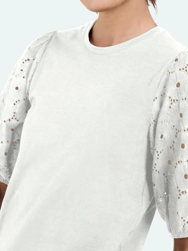Brandtex Bluser & T-shirts<T-shirt - Off White