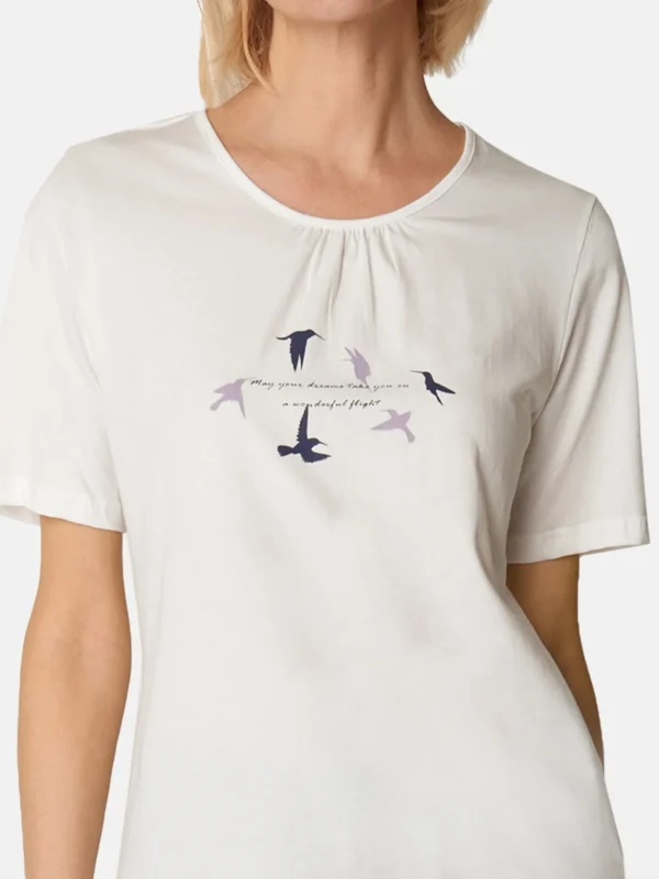 Brandtex Bluser & T-shirts<T-shirt - Off White