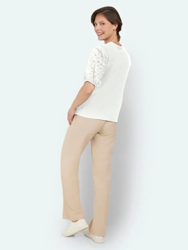 Brandtex Bluser & T-shirts<T-shirt - Off White