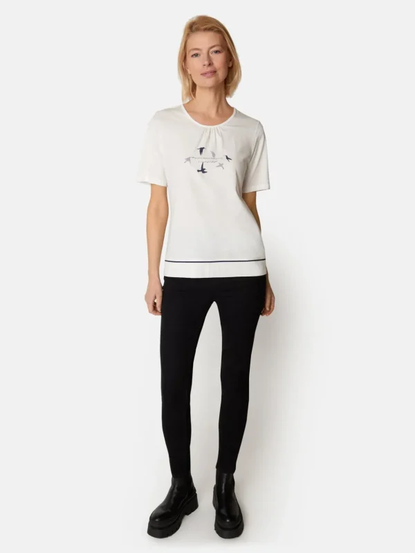 Brandtex Bluser & T-shirts<T-shirt - Off White