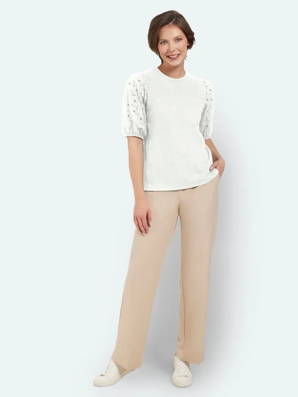 Brandtex Bluser & T-shirts<T-shirt - Off White