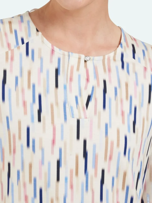 Brandtex Bluser & T-shirts<T-shirt  3/4 Sleeve - Light Blue